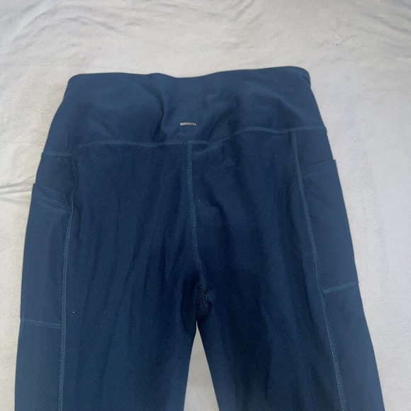 Mondetta L Large Blue Leggings With Pockets Full Length - Picture 12 of 12